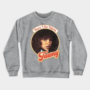 Retro Tawny Kitaen Here I Go Again Tribute Crewneck Sweatshirt